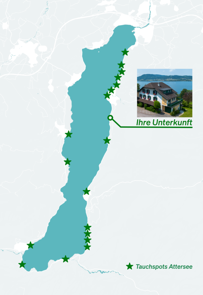 Apartment-Attersee-Taucher-Unterkunft-Tauchspots